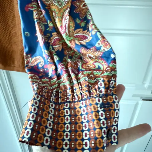 Current Air Smocked Ruffled-Sleeve Blouse Vest Pattern Sleeve Anthropologie Twee