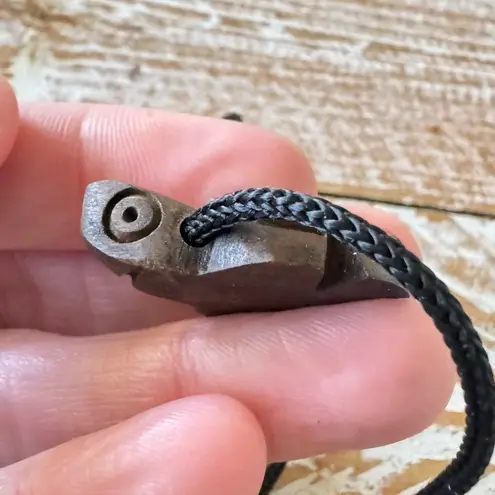 🐢Guayacan Wood Turtle Necklace Talisman🐢 from the Dominican Republic Brown