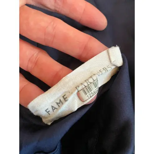 BHLDN Fame & Partners Isabella Jumpsuit Navy Women's Size 0