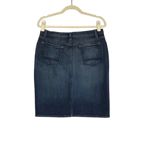 RALPH LAUREN Wildfire Dakota Pencil Skirt 8 Blue Classic Office Stylish Work EUC