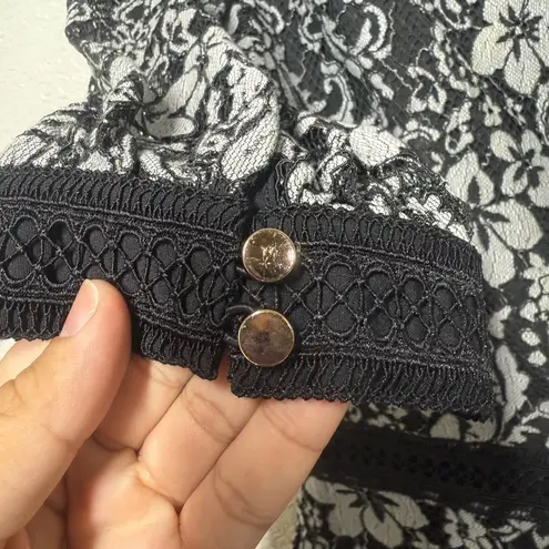 NWT Keepsake Holder Lace Playsuit Size 4 Black