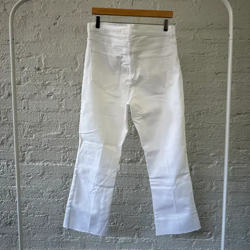 Gap High-rise Kick Fit White Denim