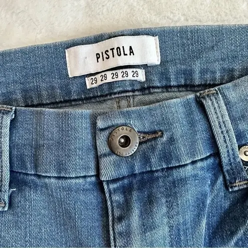 Pistola Light Wash Cropped High Rise Jeans Women's Size 29