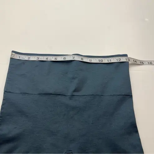 Blanqi Everyday Maternity Belly Support Legging Womens Medium Blue Grey Gray