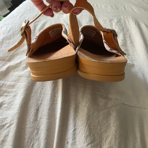 REEF Cushion Sage Tx Striped Shoes 10