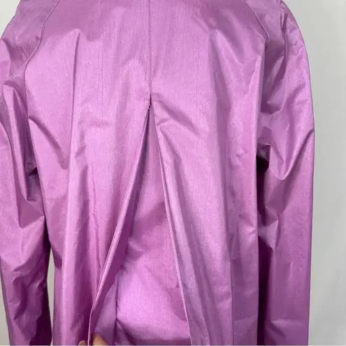Vintage 80s Raingear Long Trench Coat Raincoat Pink Retro Womens Medium‎ Korea