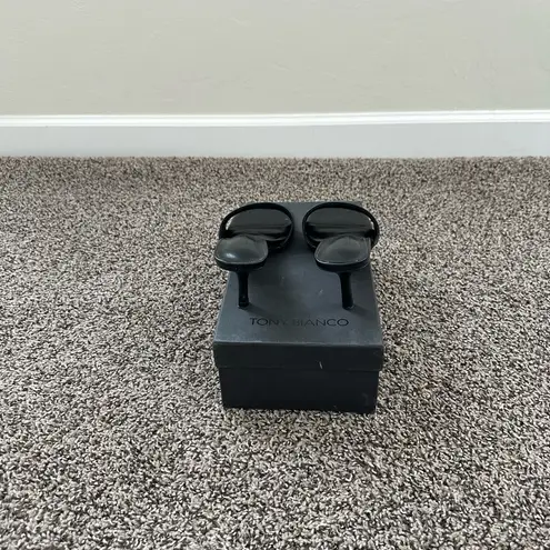 Tony Bianco Aaliyah Sandal in Black Capretto, size 7