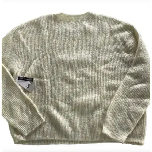 BP. Sweater Womens Large Yellow Pullover Crewneck Soft Knit Wool Blend Cozy Yellow