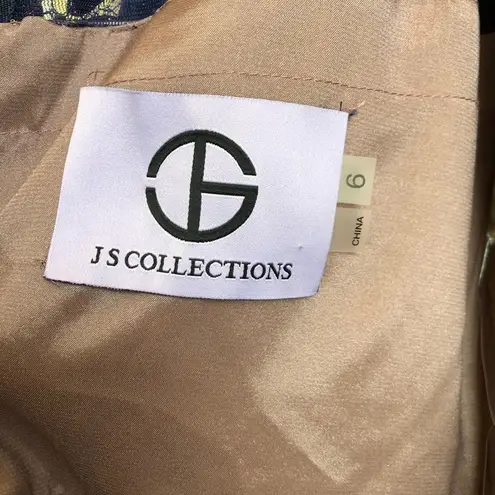 JS Collections Panel Lace Short Sleeve Dress NWOT