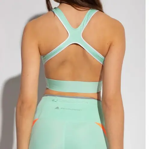 Stella McCartney Adidas x Women Size Medium Truepace Running Green Crop Top