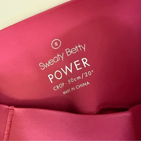 Sweaty Betty Super Soft Flow Crop Leggings Pink Size Small