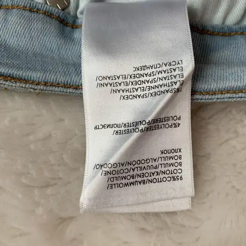 Liverpool Alec Sunpeak Mended Light Wash Mid-rise Cropped Skinny Jeans