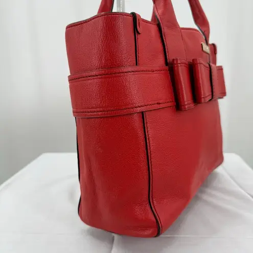 Kate Spade New York Quinn Villa Avenue Leather Shoulder Bag Red