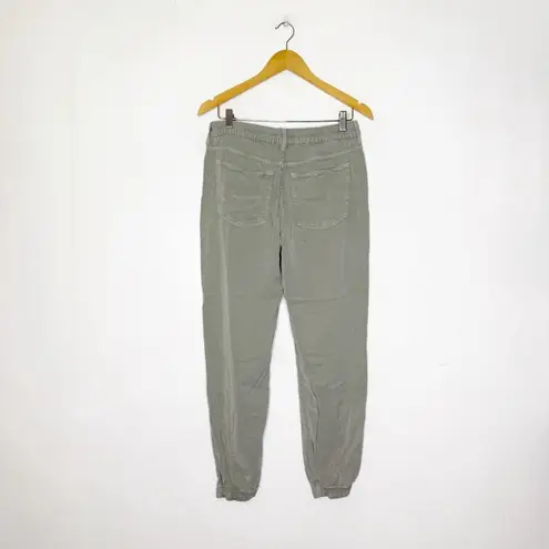 Rich & Skinny Meadow Joggers Size Medium Sage Green Stretch Waist