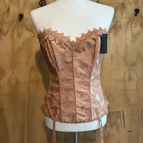 Frederick's of Hollywood NWT Toast Hollywood Dream Sweetheart Corset Sz 36
