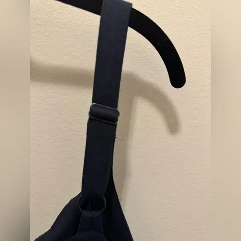 41 Hawthorn Navy Scalloped Romper 1X | Coastal Granddaughter Brunch Fall Outfit Blue