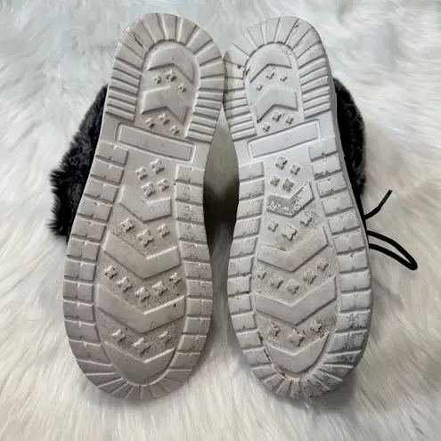 Gypsy Jazz Women’s Farren Faux Fur Booties in Black Size 10