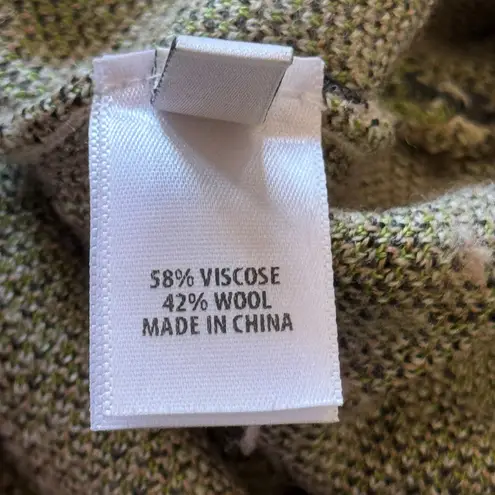 St. John Peridot Geometric Dress Green Multicolor Size Large NWOT