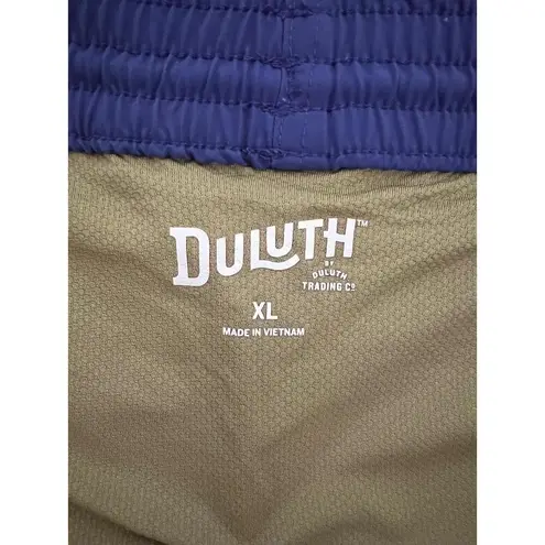 Duluth Womens Size XL Shorts Blue Athletic Casual Elastic Waistband Sporty Coolm