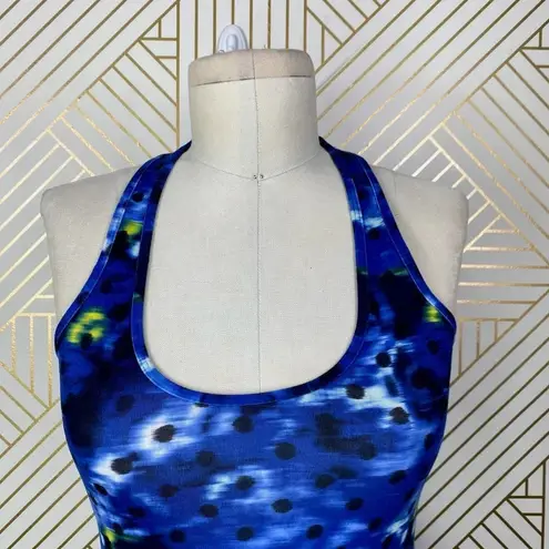 Lululemon Cool Racerback Windy Blooms Print Blue Size 4