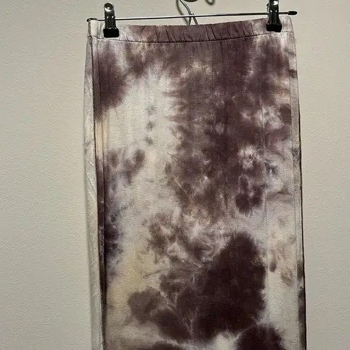 DISSH Coco Mauve Tie Dye Maxi Skirt, Size S Purple