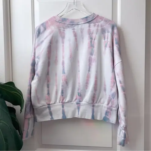 Old Navy  Pastel Tie Dye Cropped Sweatshirt Large