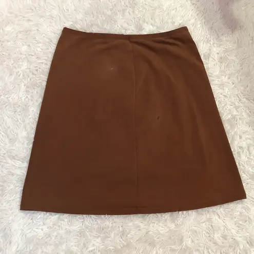 Patagonia Stretch Organic Cotton skirt Brown orange medium