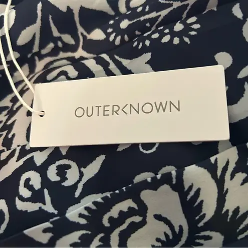 Outerknown Bailey Maxi Dress in Marine Waverly Floral Sz.10 NWT