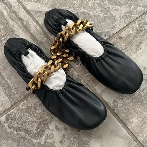 Stella McCartney Falabella Faux Leather SlipOn Ballet Flats Size 36.5 NEW $750