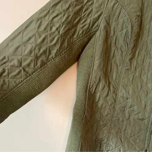 Woman Within  | Olive Green Quilted Jacket Sz 22/24