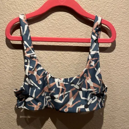 Stone Fox Swim Women’s Bikini Top Swimmer Diving design Size XS