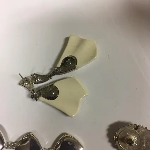 Trifari Lot Of 4 Vintage Modern Costume Earrings Pierced Variety 1 1 Best