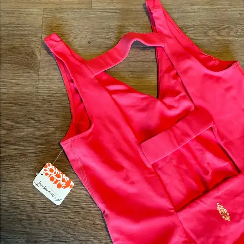 FP MOVEMENT Never Better Onesie Romper Neon Coral NWT Pink Size M