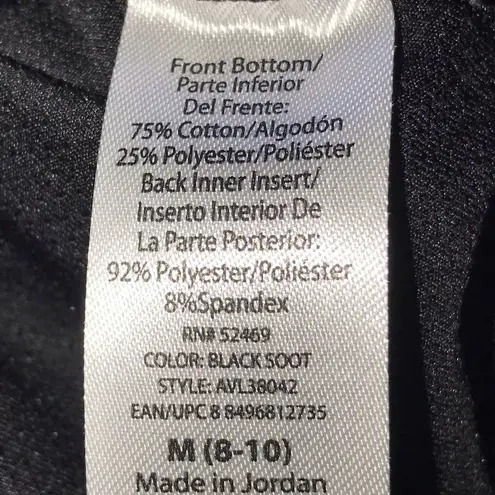 Avia Black Athletic Top Size Medium