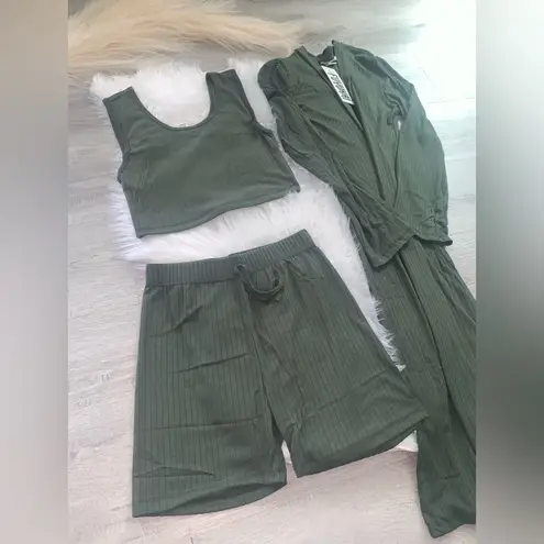 Boutique 3 pc long cardigan set