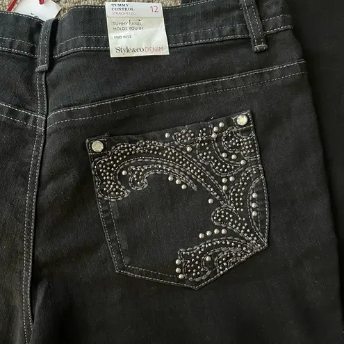 Style & Co NWT!  Women’s Black Denim Jeans