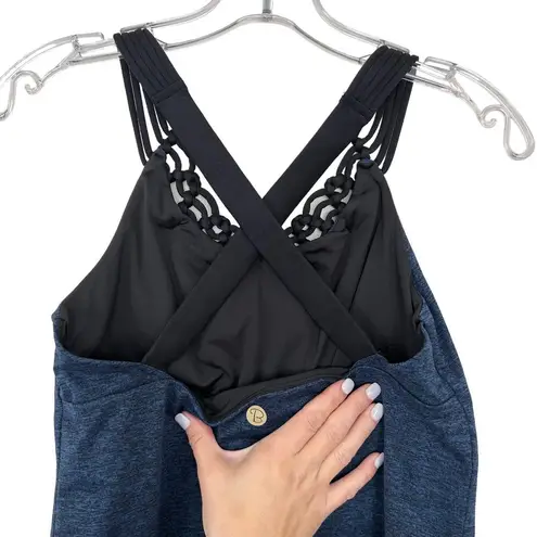 Beach Bunny B Fit by Blue Black Tank Top Sz M