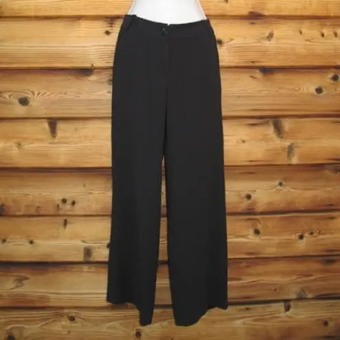 Armani Collezioni Black Silk Blend Pants