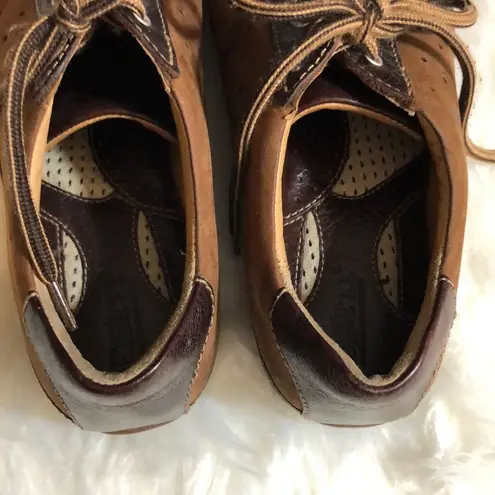 Born Hawkeye Brown Leather Lace Up Sneakers 7.5 Size undefined