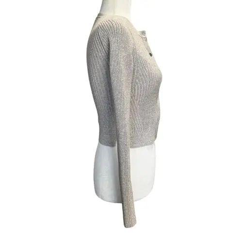 ALLSAINTS Lexi Cardigan in Oyster Silver XS New With Tags
