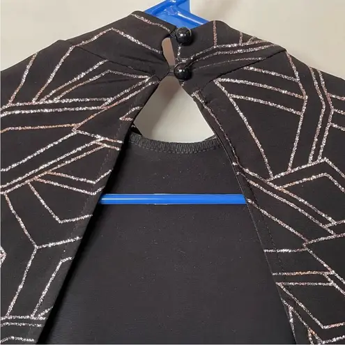 Tight black and sparkly dress