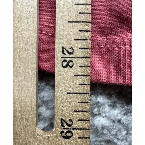 Life is Good  Shirt Women's XXXL Pink Crusher Long Sleeve Half Full Coffee‎ Mug