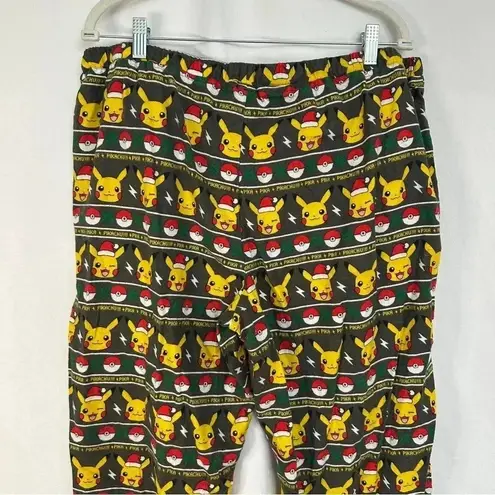 Pokémon  Pikachu Sleepwear Pajama Pants Unisex Adults Size XL Drawstring Elastic