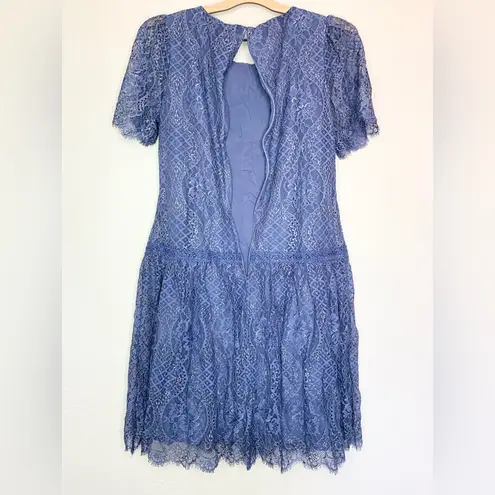 Sundance  Blue Lace Overlay Dress Size S