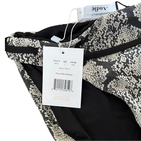 ANDIE Riviera Bikini Bottom Swimsuit Small Snakeskin