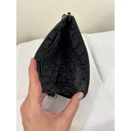 Calvin Klein Women's  Wristlet Clutch Black/Gold One Size