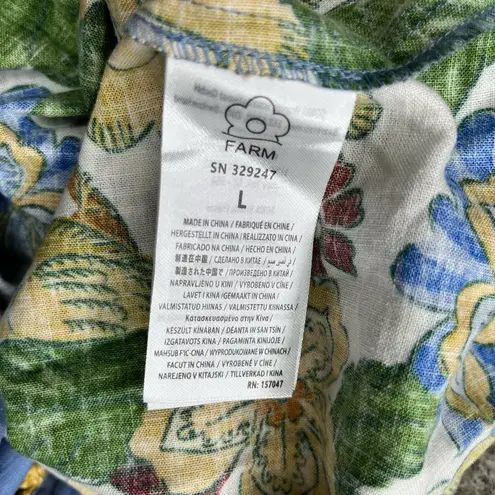 Farm Rio Garden Scarf Cover-Up Romper