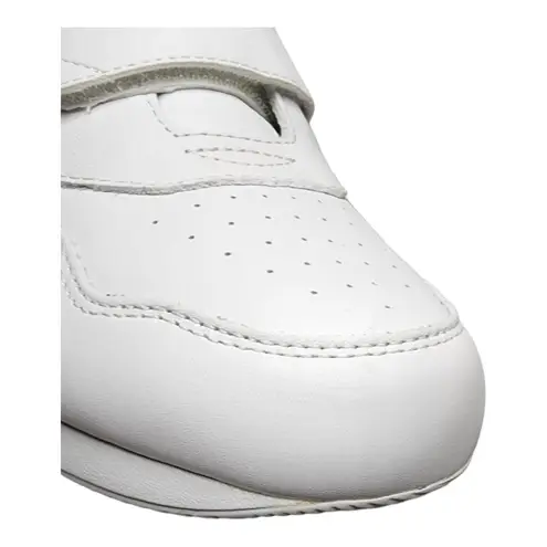 Propet Tour Walker Strap Shoes White/Berry Leather Hook & Loop Women’s Size 10 White