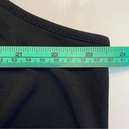 Bob Mackie Wearable Art Sequin Black Sleeveless Tank Top Shirt Dressy Party 1X