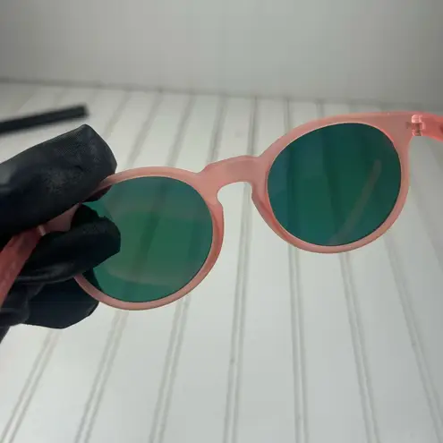 Goodr Pink Round Mirrored Sunglasses ā Sunset Gradient Lenses